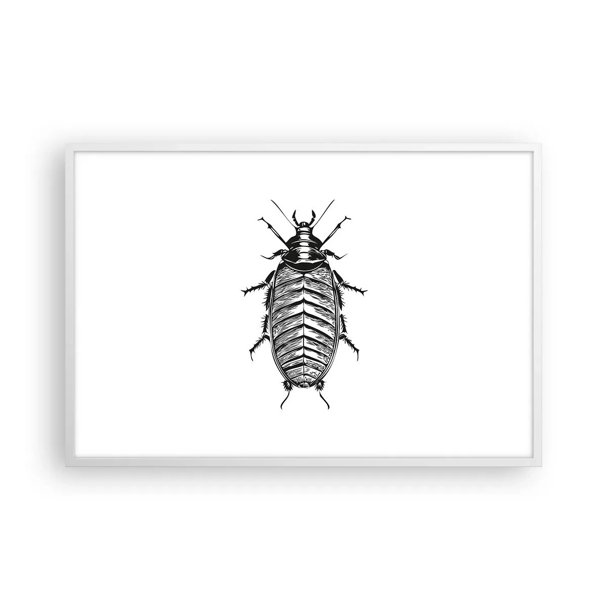 Poster in een witte lijst - Wat een exemplaar! - 91x61 cm