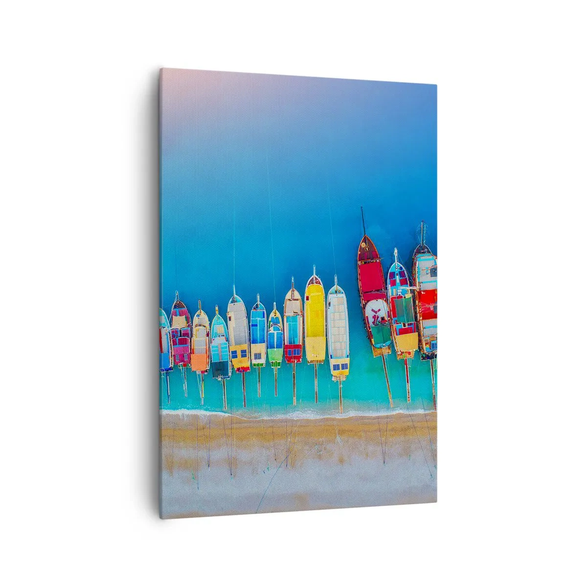 Schilderen op canvas - Vanuit vogelperspectief - 70x100 cm