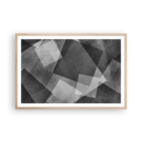 Een poster in een licht eiken lijst - Het eeuwige symbool van duurzaamheid en orde - 91x61 cm