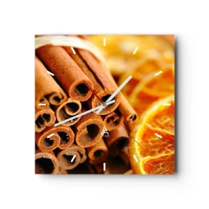 Wandklok - Klok - Kun je hun geur ruiken? - 40x40 cm