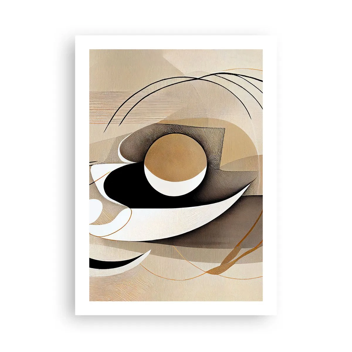 Poster - Compositie: de essentie van de dingen - 50x70 cm