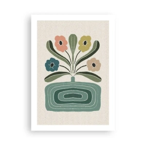 Poster - Symmetrisch boeket - 50x70 cm