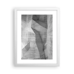 Poster in een witte lijst - Een echte uitdaging - 30x40 cm