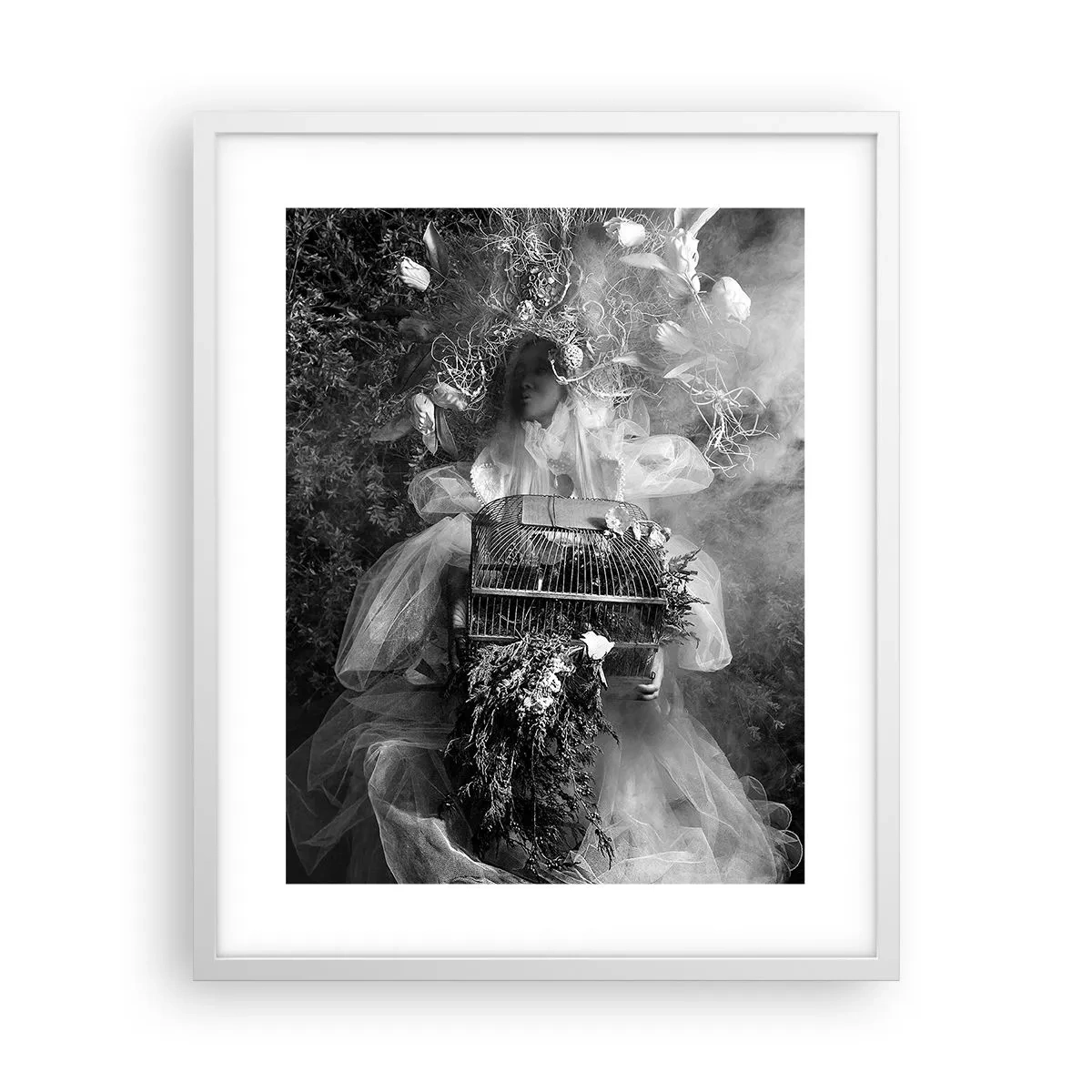 Poster in een witte lijst - Moeder zelf - Natuur - 40x50 cm