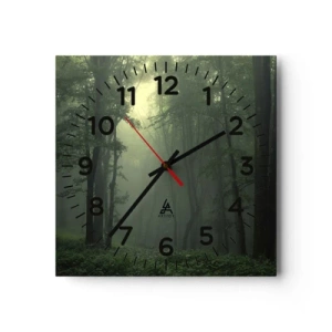 Wandklok - Klok - Voordat hij wakker wordt - 30x30 cm