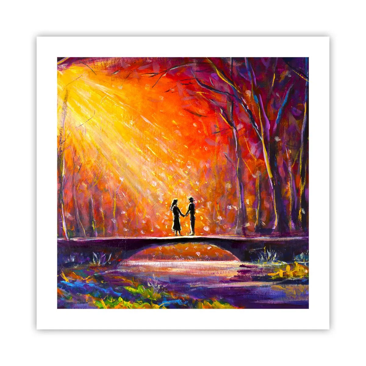 Poster - De hemel houdt ook van hen - 50x50 cm