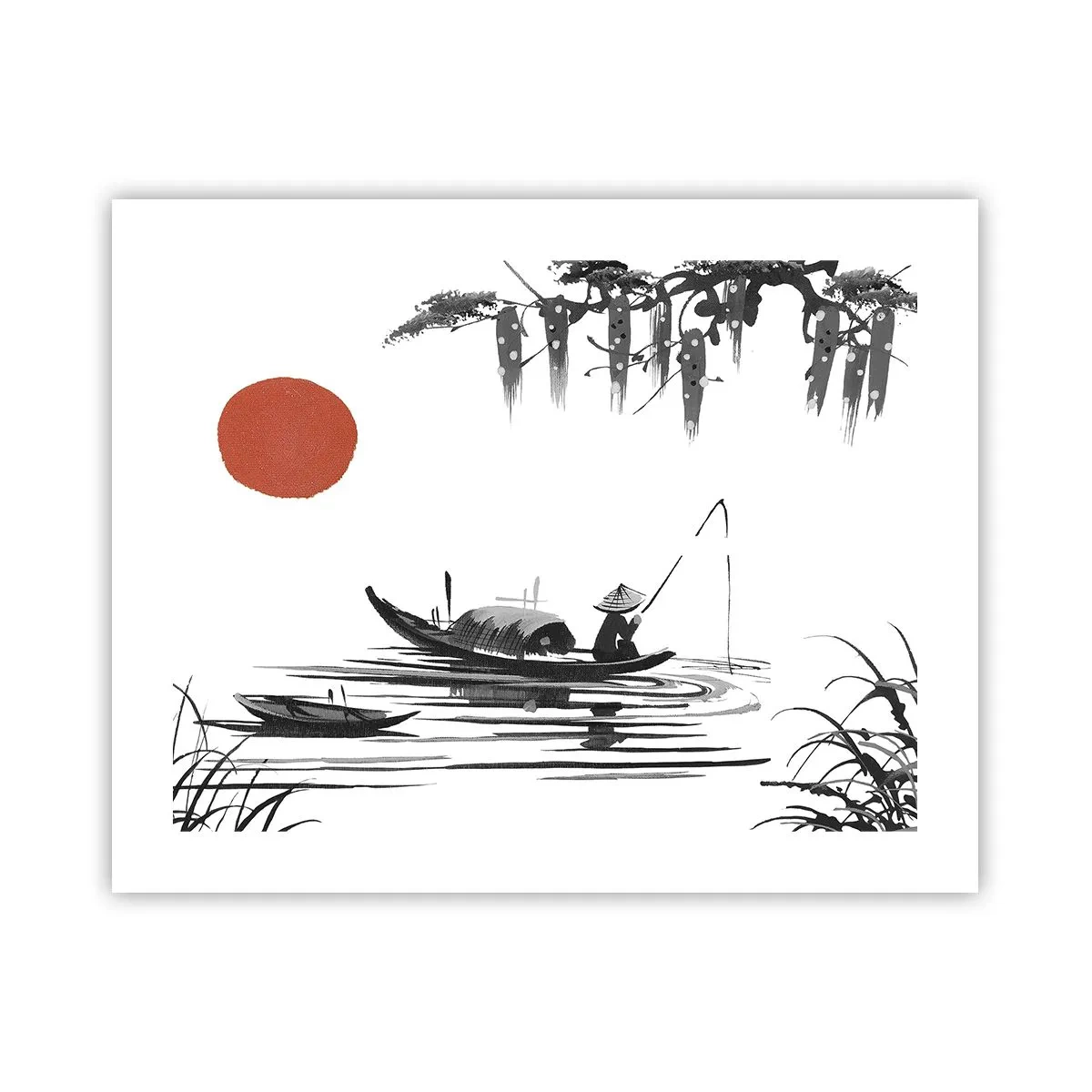 Poster - Aziatische middag - 50x40 cm
