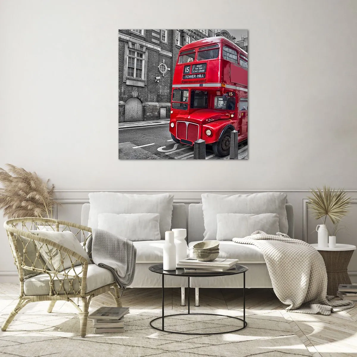 Schilderen op glas - Altijd hetzelfde - 50x50 cm