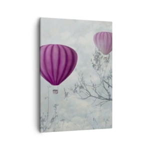 Schilderen op canvas - Als schepen in de lucht - 50x70 cm
