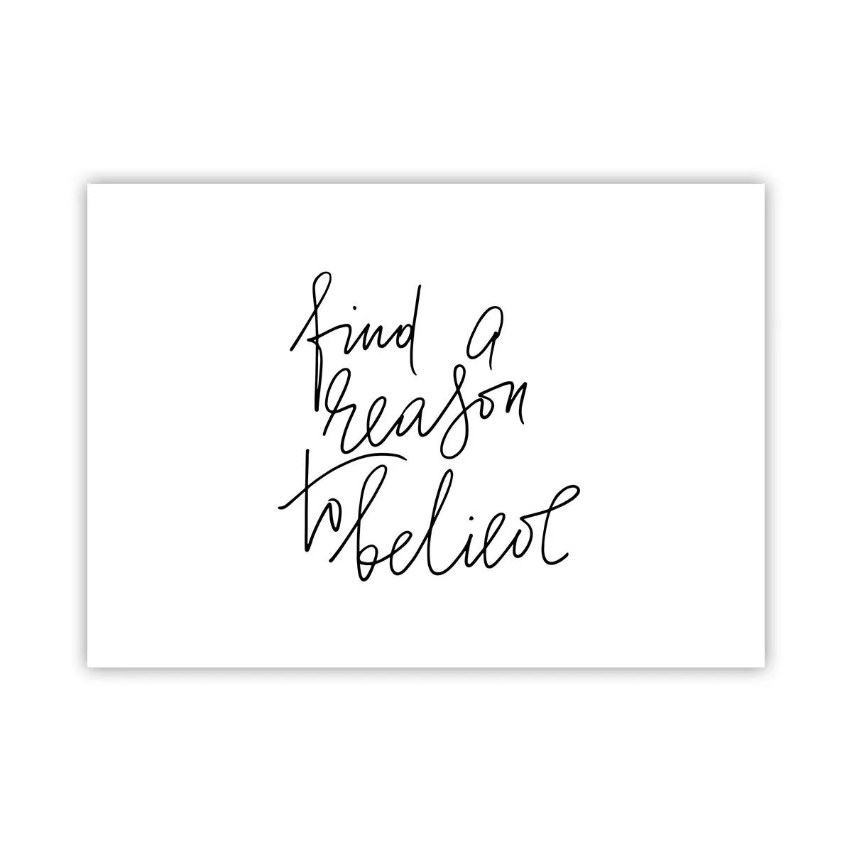 Poster - Het is mogelijk - 70x50 cm