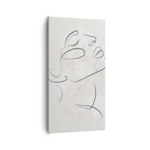 Schilderen op canvas - De omtrek van een droom - 55x100 cm