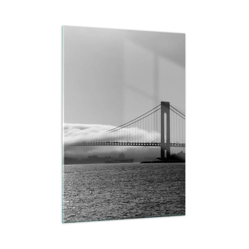 Schilderen op glas - Vaar door de Golden Gates - 50x70 cm