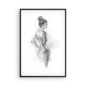 Poster in een zwarte lijst - Prachtig als schilderij - 61x91 cm