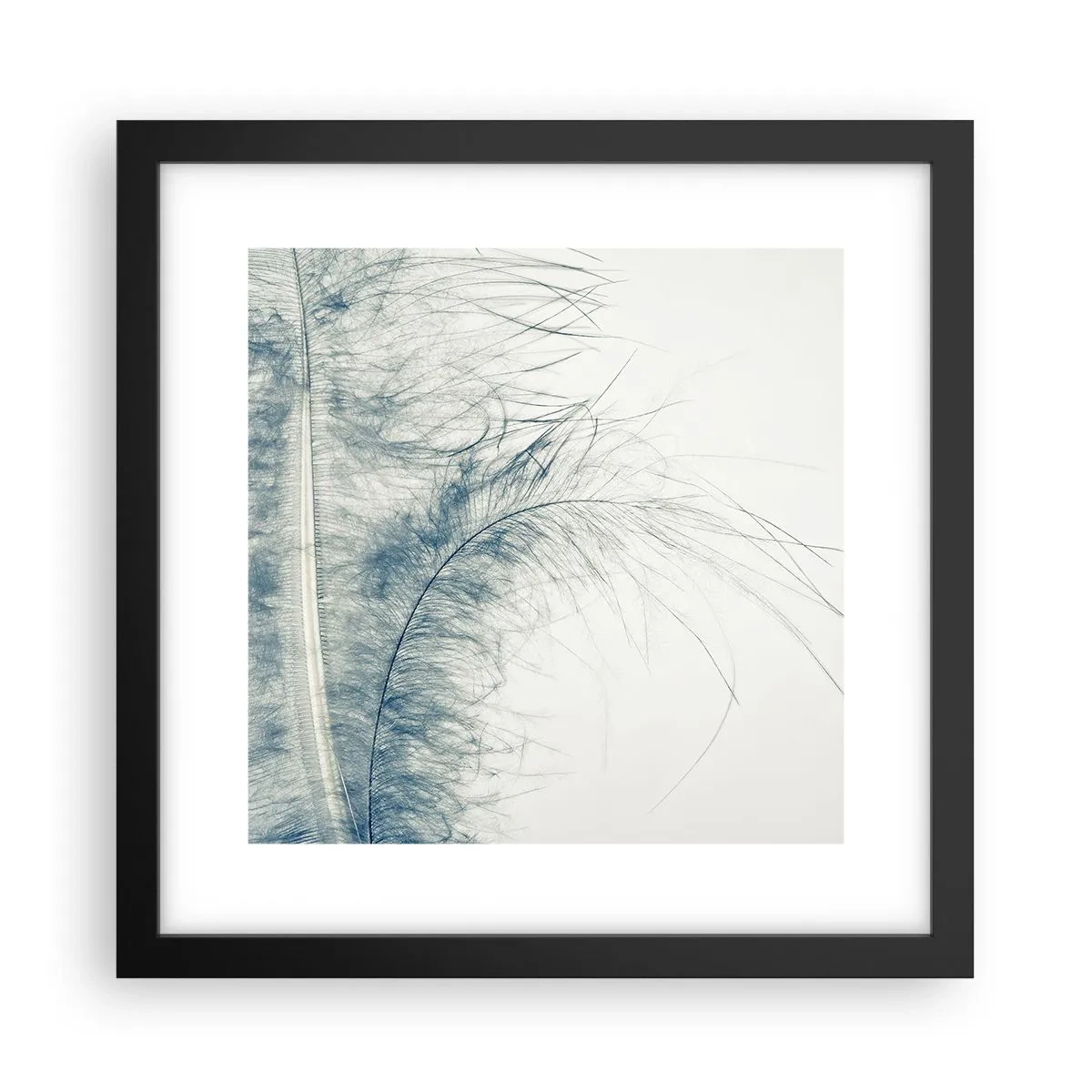 Poster in een zwarte lijst - Het gefluister van de natuur - 30x30 cm