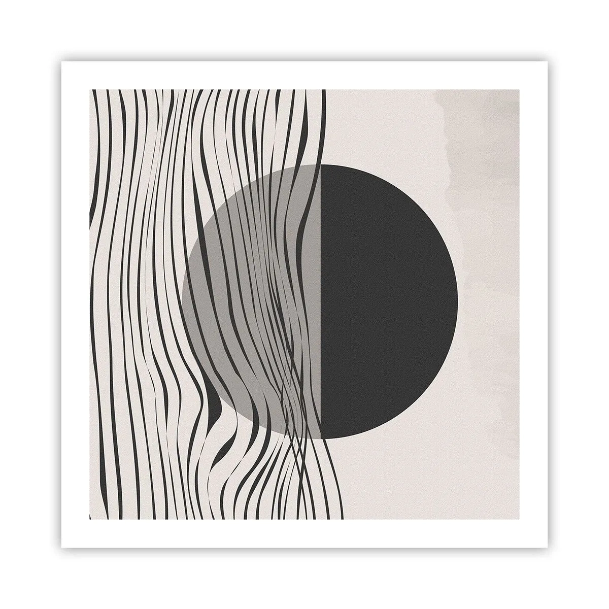Poster - Halve compositie - 60x60 cm