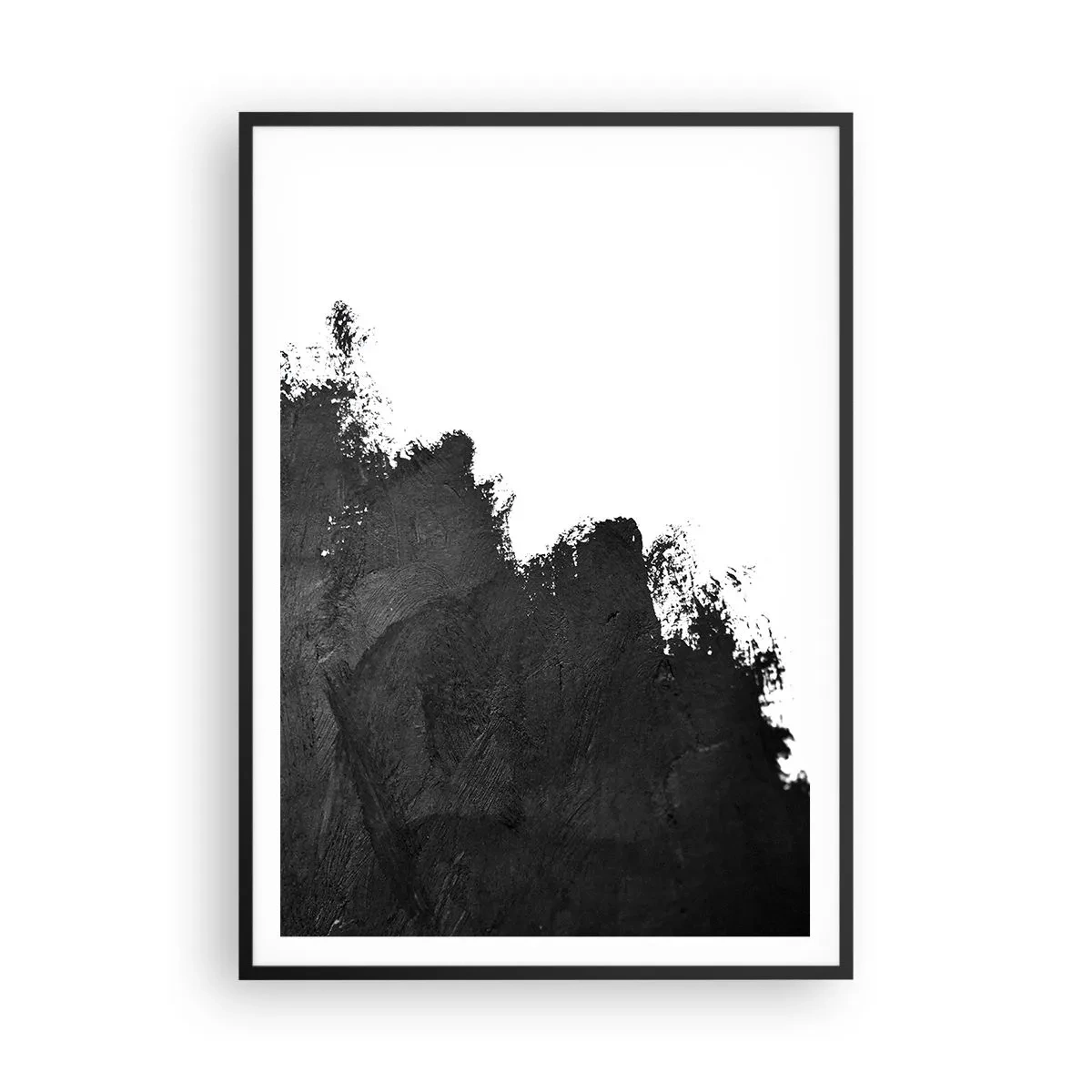 Poster in een zwarte lijst - Elementen: aarde - 70x100 cm