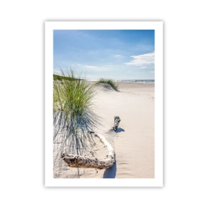 Poster - De mooiste zandstrand? Oostzee-strand - 50x70 cm