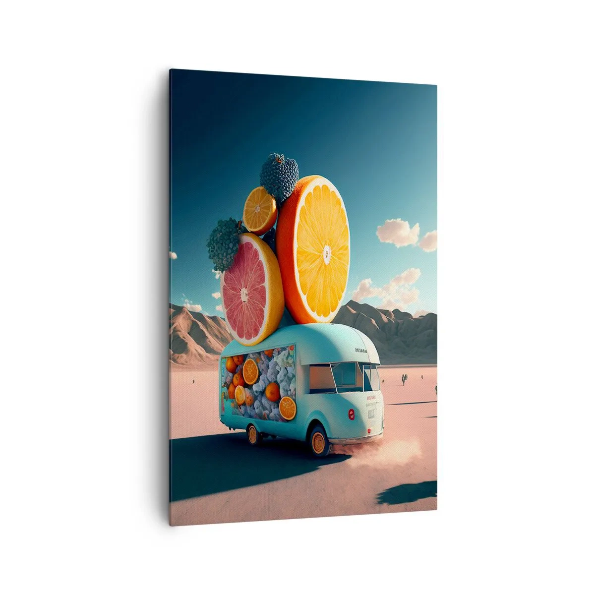 Schilderen op canvas - De smaak van vakantie - 80x120 cm