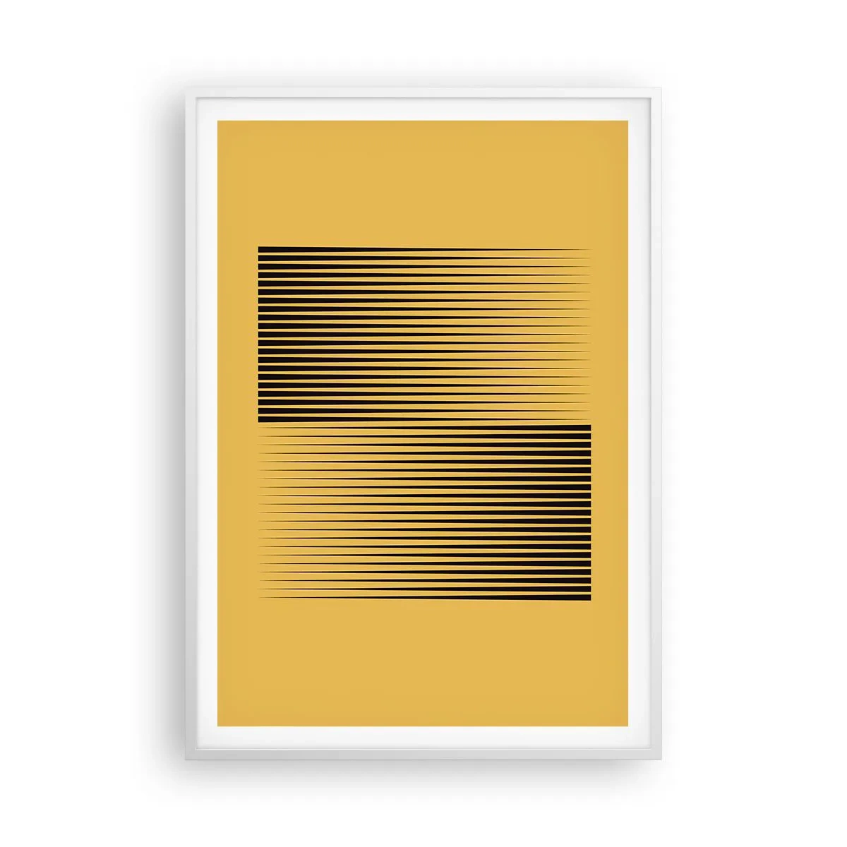 Poster in een witte lijst - Vierkant van tegenpolen - 70x100 cm
