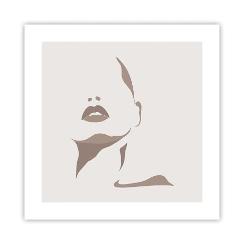 Poster - Gemaakt van licht en schaduw - 40x40 cm