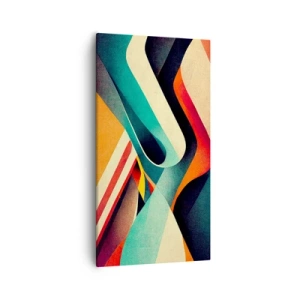 Schilderen op canvas - Intensieve compositie - 55x100 cm