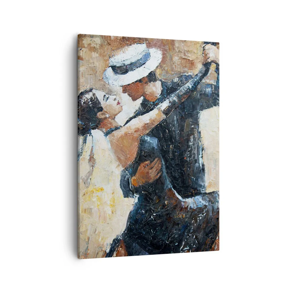 Schilderen op canvas - A la Rudolf Valentino - 50x70 cm