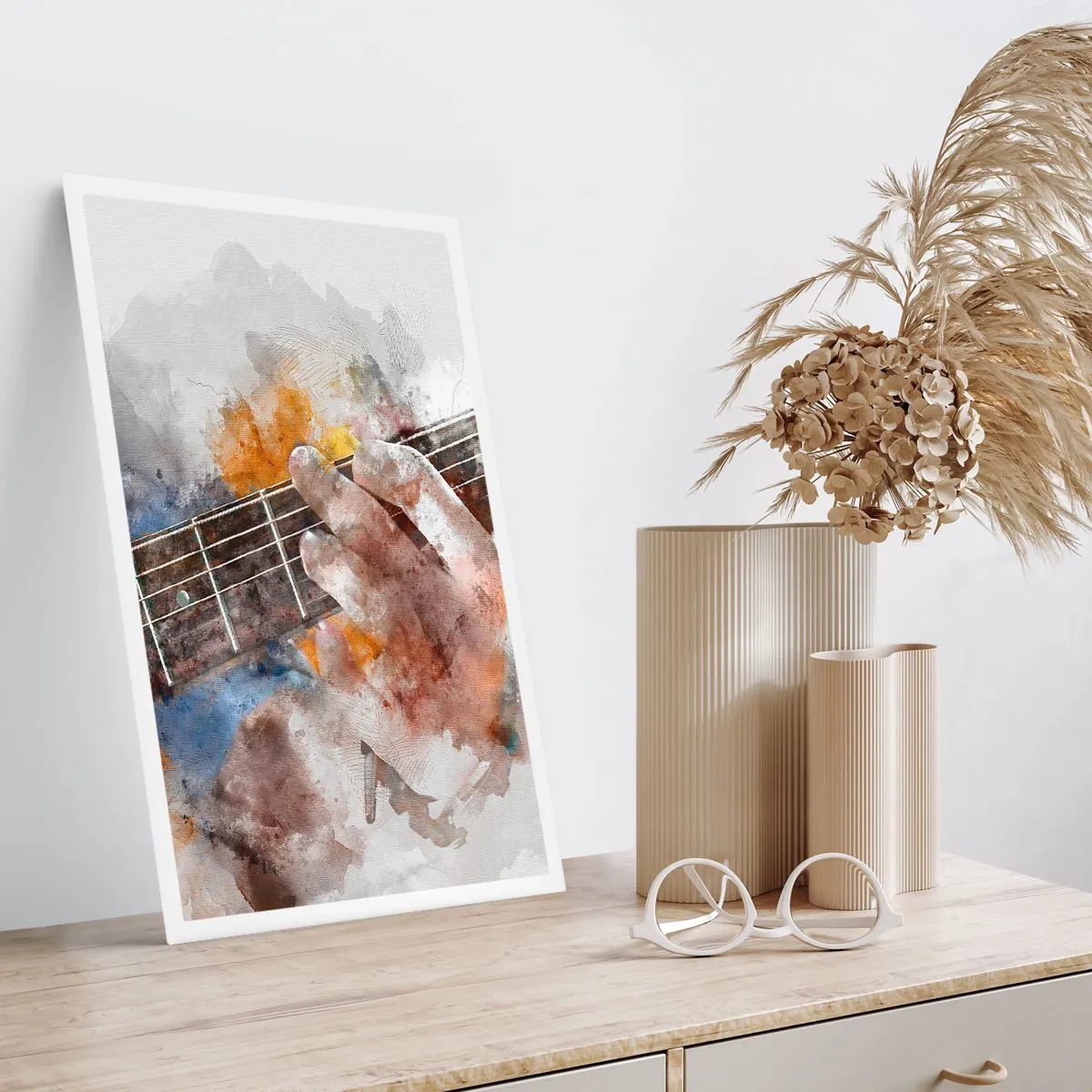 Poster - Poëzie tussen de snaren - 40x50 cm