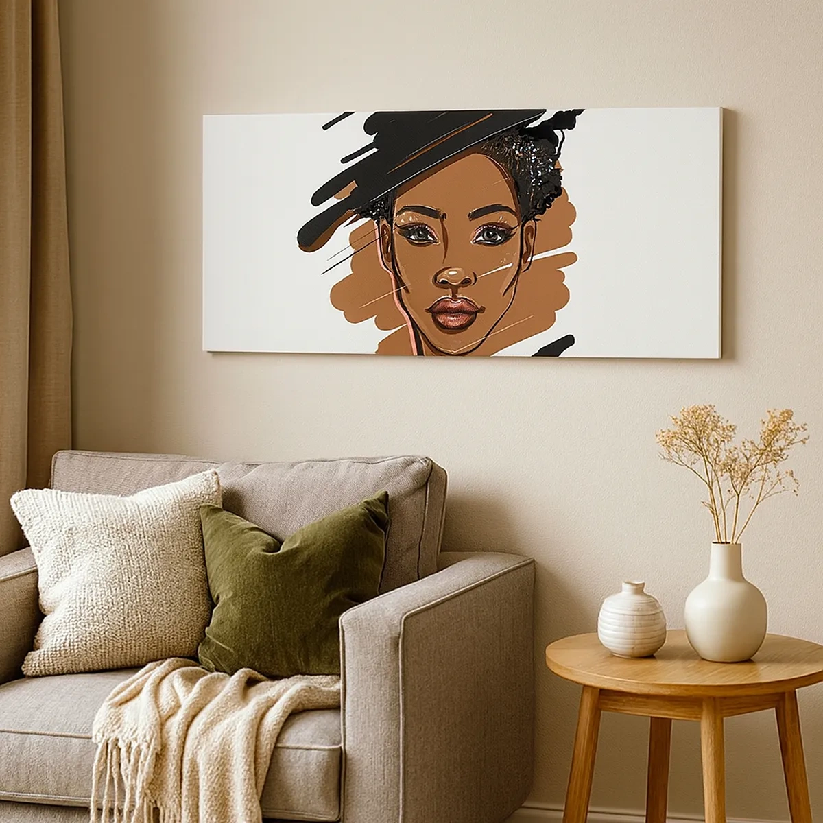 Schilderen op canvas - Zoet als chocolade - 30x30 cm