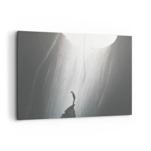 Schilderen op canvas - Er is altijd een uitweg - 100x70 cm