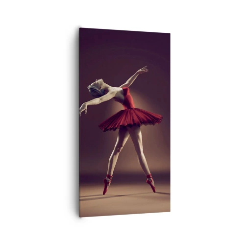 Schilderen op canvas - Een prima ballerina - 65x120 cm