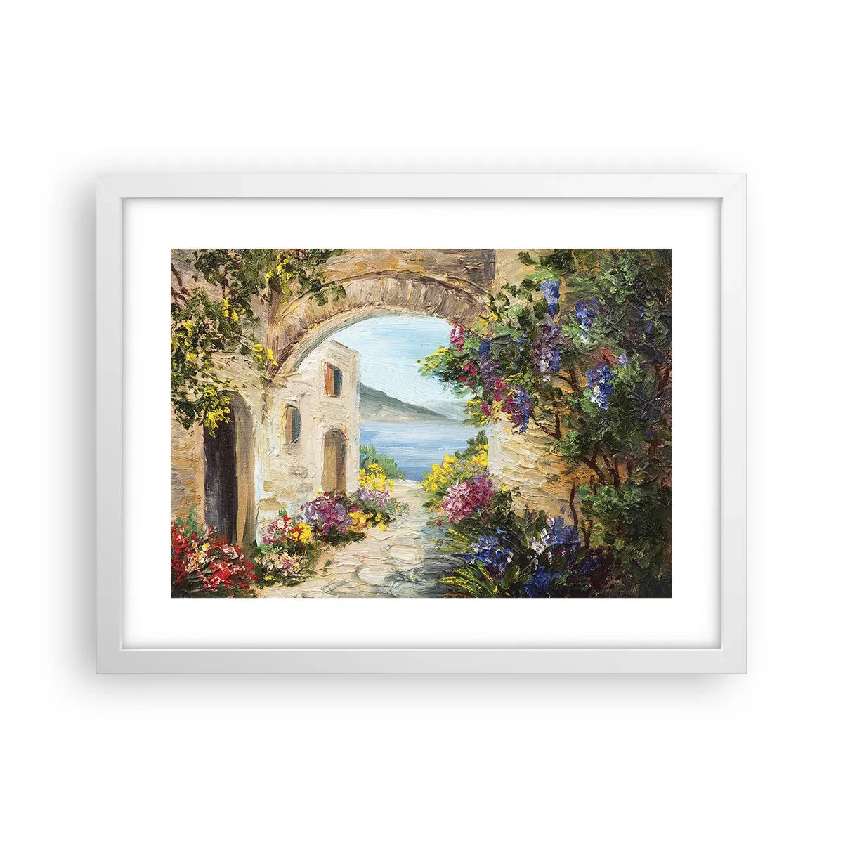 Poster in een witte lijst - De charme van een kustprovincie - 40x30 cm