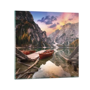 Schilderen op glas - Belofte van de dag - 60x60 cm