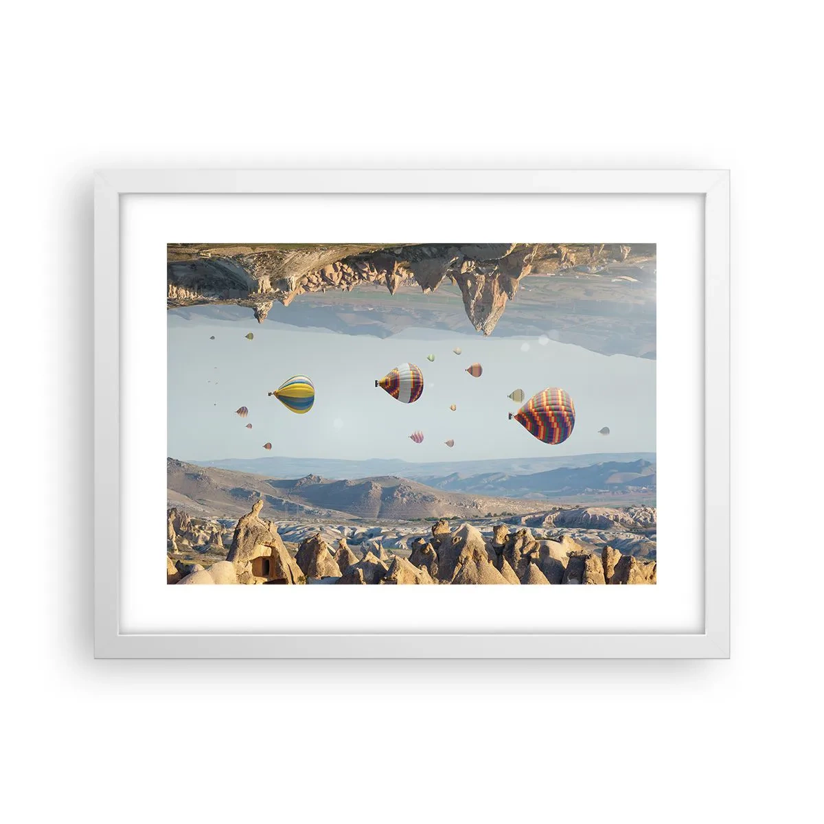 Poster in een witte lijst - Alles is hier mogelijk - 40x30 cm