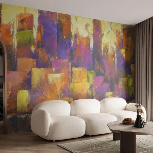 Zelfklevend Fotobehang Deluxe Sticker - Metropolitan compositie - Abstractie, Deel, Moderne kunst - 450x315 cm