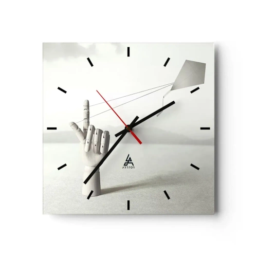 Wandklok - Klok - Krachttest - 40x40 cm