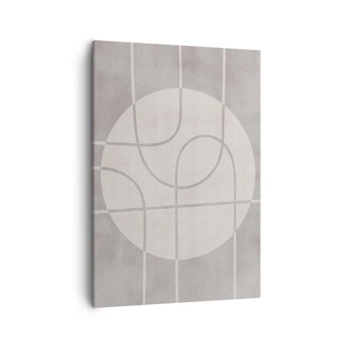 Schilderen op canvas - Rond en rechtdoor - 50x70 cm