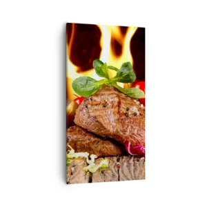 Schilderen op canvas - Opgewekt door hitte - 55x100 cm