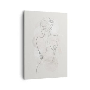 Schilderen op canvas - Als een gevoelig instrument - 50x70 cm