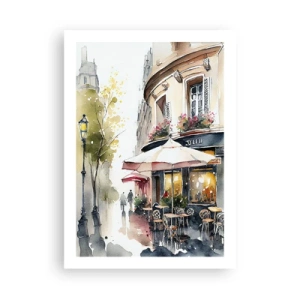Poster - Parijse ochtend - 50x70 cm