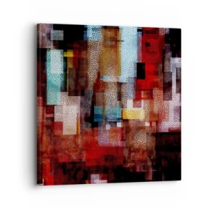 Schilderen op canvas - Het is een allegaartje - 30x30 cm