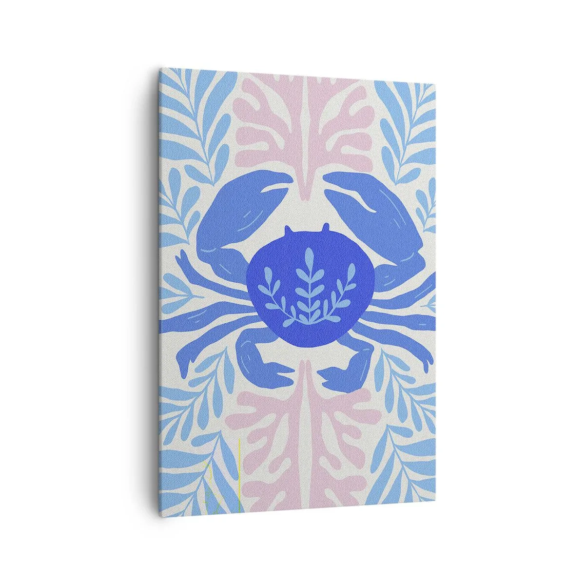 Schilderen op canvas - Als een zeebloem - 70x100 cm