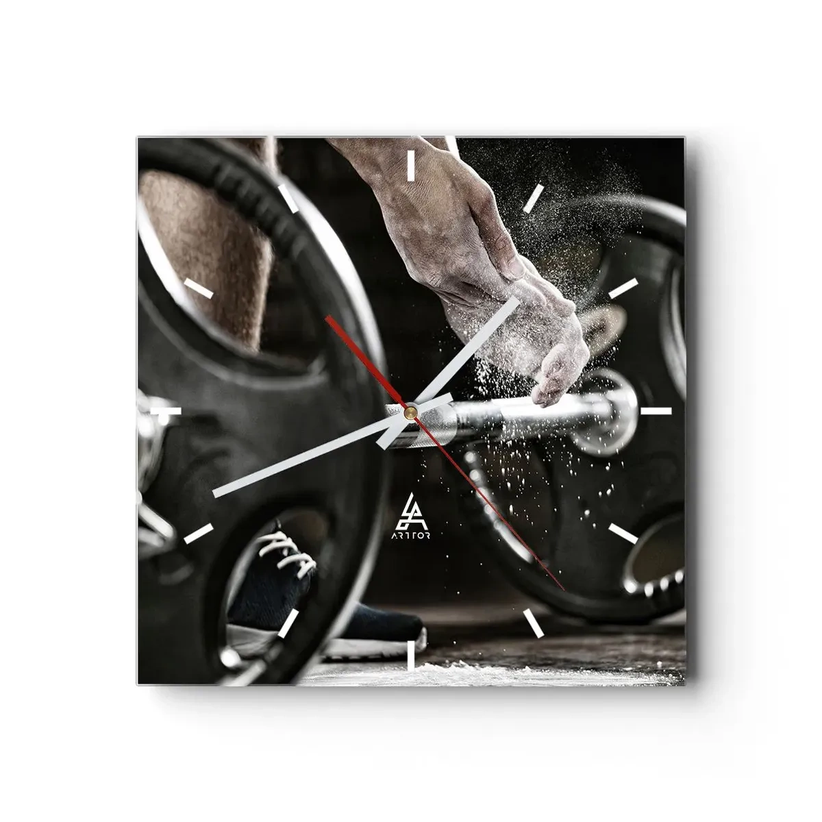 Wandklok - Klok - Uitdaging aanvaard! - 30x30 cm