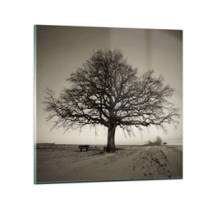 Schilderen op glas - Van hier tot in de eeuwigheid - 30x30 cm