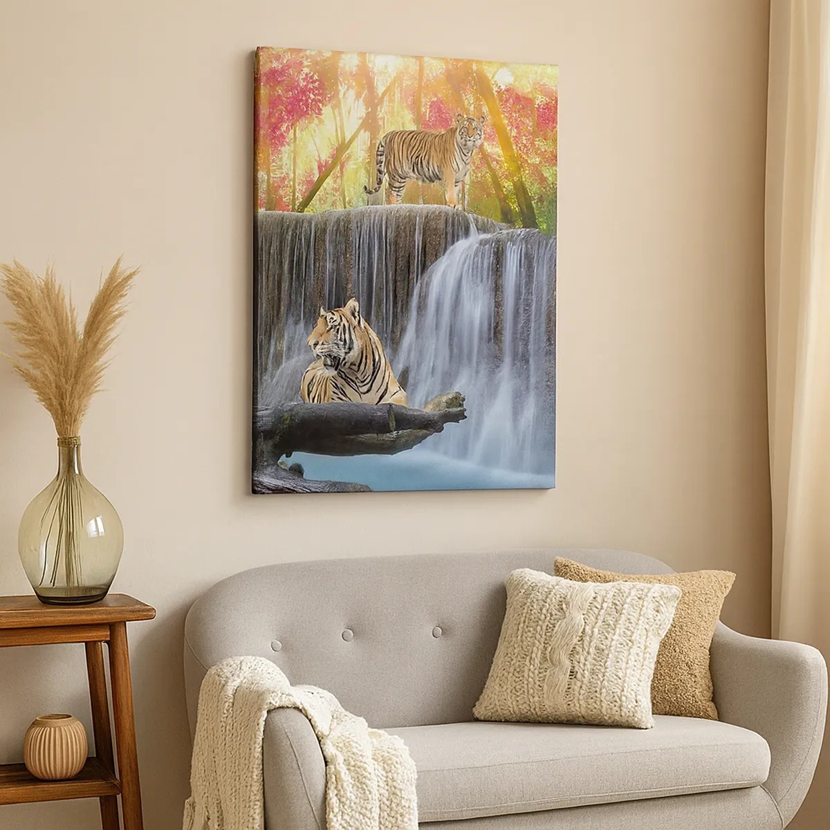 Schilderen op canvas - Surrealistisch landschap - 50x70 cm