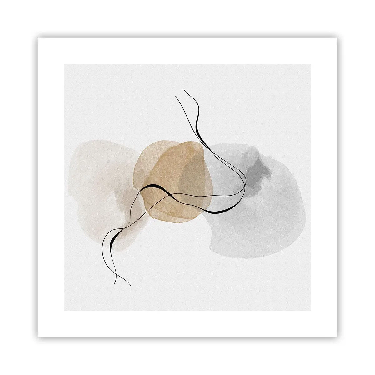 Poster - Lucht kralen - 40x40 cm