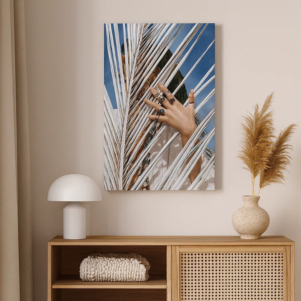 Schilderen op canvas - Het meisje van de sjamaan? - 50x70 cm