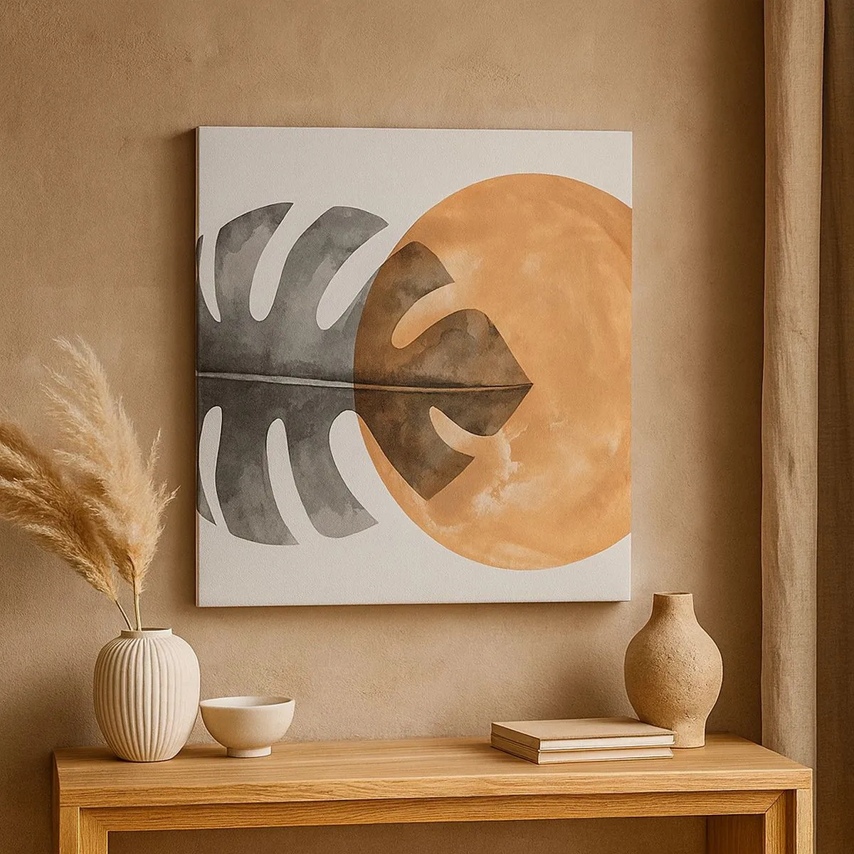 Schilderen op canvas - Altijd de zon - 30x30 cm