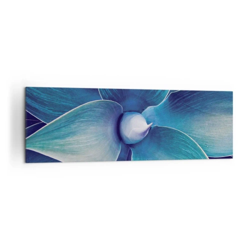 Schilderen op canvas - Blauw uit de lucht - 160x50 cm