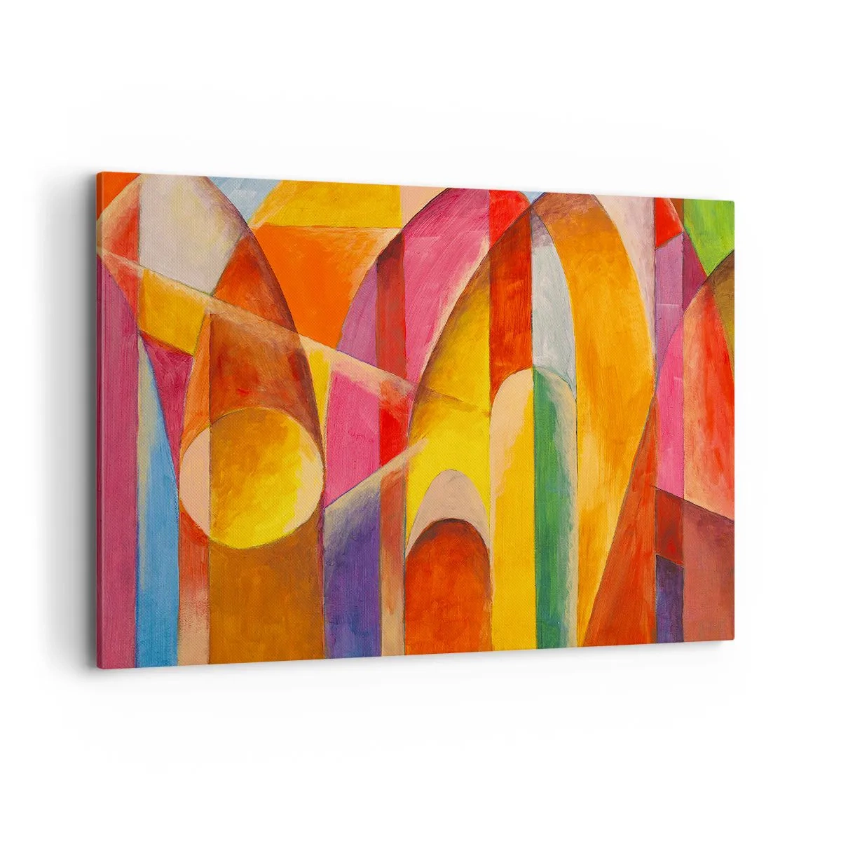 Schilderen op canvas - Kathedraal van de zon - 120x80 cm