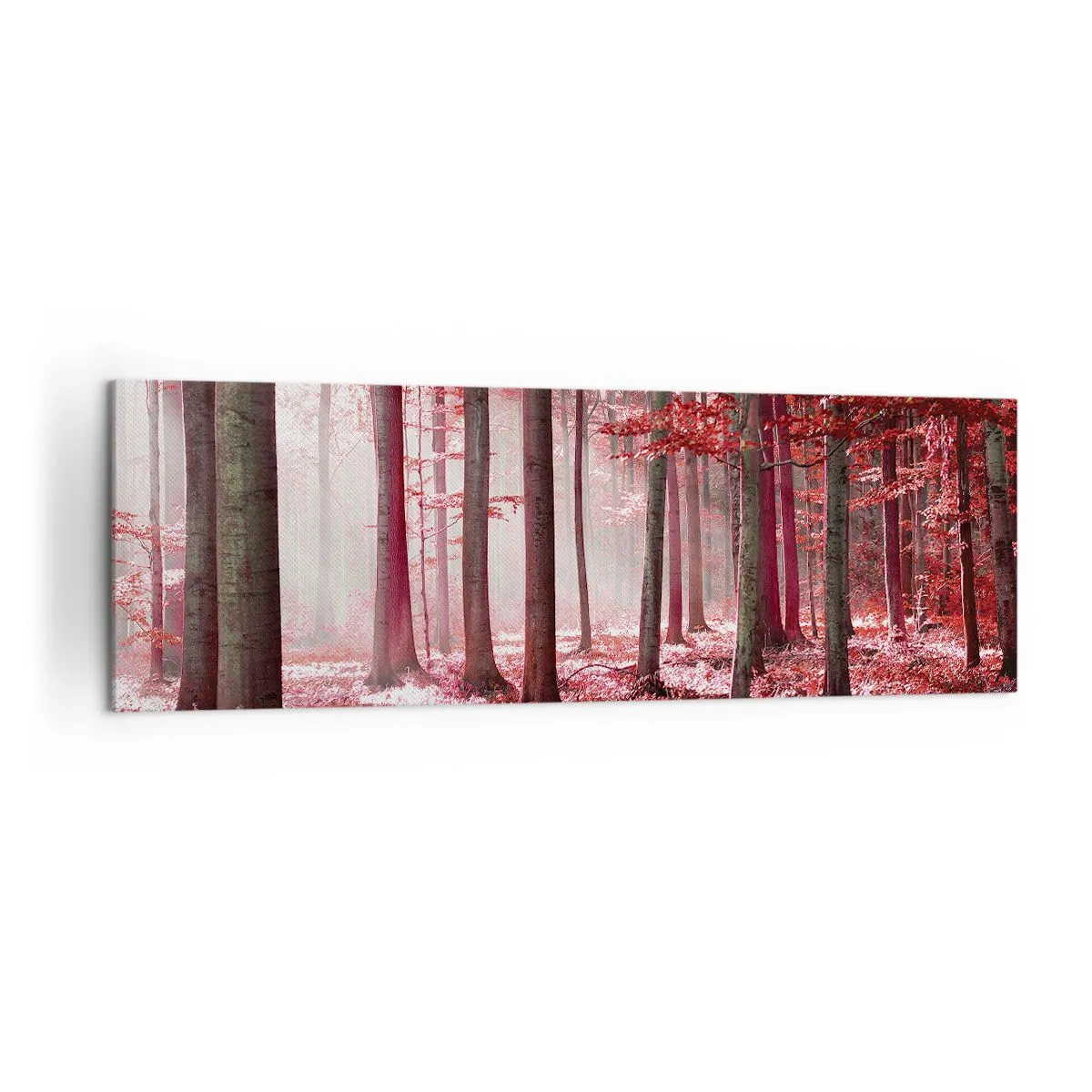 Schilderen op canvas - Rood is net zo mooi - 160x50 cm
